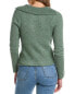 Фото #3 товара Vince Brushed V-Neck Polo Alpaca & Wool-Blend Sweater Women's