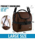 Фото #4 товара Insulated 2-Compartment Lunch Box Bag With Strap