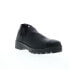 Фото #3 товара Lehigh Steel Toe Work Romeo LEHI013 Mens Black Leather Athletic Work Shoes