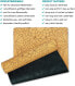 Фото #2 товара Banters Yoga Mat, Made of Cork and Natural Rubber, 183 x 61 x 0.5 cm