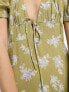 Фото #3 товара Платье Reclaimed Vintage с завязкой спереди и цветочным узором