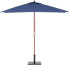 Beliani Parasol ogrodowy 144 x 195 cm niebieski FLAMENCO (58133)