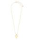 ფოტო #1 პროდუქტის Cameron 14K Gold Plated Heart Charm Pendant Necklace