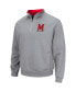 Фото #3 товара Men's Heathered Gray Maryland Terrapins Tortugas Team Logo Quarter-Zip Jacket