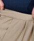 ფოტო #4 პროდუქტის Men's Big & Tall Premium Comfort Stretch Classic-Fit Solid Pleated Dress Pants