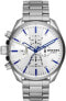 Фото #2 товара Diesel MS9 Men's Chronograph Watch with Silicone, Stainless Steel or Leather Strap