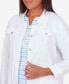 ფოტო #5 პროდუქტის Women's Hyannisport Long Sleeve Fringe Detail Jacket