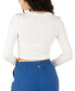 ფოტო #2 პროდუქტის Juniors' Feel Good Classic Long-Sleeve Cropped Top