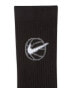 Nike Basketball Everyday unisex 3 pack of socks in black