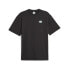 Фото #1 товара Puma Downtown Graphic Crew Neck Short Sleeve T-Shirt Mens Black Casual Tops 6212