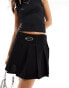 Фото #3 товара Sixth June pleated mini skirt in black