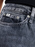Calvin Klein Jeans high rise straight jean in grey