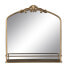 Настенное зеркало Позолоченный Стеклянный Железо 59 x 14,5 x 63 cm