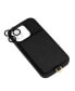 Women's Black Saffiano Leather iPhone 15 Pro Case