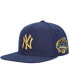 Фото #1 товара Men's Navy New York Yankees Champ'd Up Snapback Hat