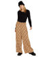 ფოტო #1 პროდუქტის Juniors' Brohamas Printed Wide-Leg Pants