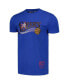 Фото #2 товара Men's and Women's Royal Philadelphia 76ers Hardwood Classics MVP Throwback Logo T-shirt