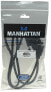 Фото #3 товара Manhattan HDMI to DVI-D 24+1 Cable - 1m - Male to Male - Black - Equivalent to HDDVIMM1M - Dual Link - Compatible with DVD-D - Lifetime Warranty - Polybag - 1 m - HDMI Type A (Standard) - DVI-D - Male - Male - Straight