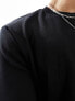 Фото #7 товара ASOS DESIGN long sleeve rib t-shirt with crew neck in black