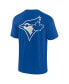 ფოტო #3 პროდუქტის Men's and Women's Royal Toronto Blue Jays Super Soft Short Sleeve T-shirt