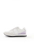 Tommy Jeans retro cleated runner trainers in lilac