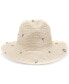 Фото #4 товара Women's Embellished Panama Hat, Created for Macy's