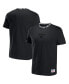 ფოტო #1 პროდუქტის Men's NFL X Staple Black New England Patriots Embroidered Fundementals Globe Short Sleeve T-shirt