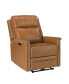 Фото #2 товара Lidia Modern Genuine Leather Electric Recliner with Nailhead Trims
