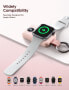 Фото #7 товара Mini Powerbank breloczek 2000mAh 3W z ładowarką do Apple Watch różowy