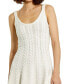 ფოტო #3 პროდუქტის Women's Chunky Knit Thin Strap Flare Mini Dress