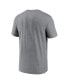 ფოტო #4 პროდუქტის Men's Heathered Charcoal Los Angeles Dodgers 2022 Postseason T-shirt