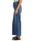 Women's Vintage-Inspired Patch Pocket Wide Leg High Rise Jeans