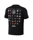 Фото #3 товара Men's NBA x Black All Teams Flock T-shirt