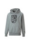 Posterize Hoodie Erkek Gri Sweatshirt