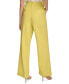 Фото #2 товара Women's Linen-Blend Wide Leg Pants