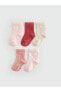 Фото #1 товара LCW baby Kendinden Desenli Kız Bebek Soket Çorap 5'li
