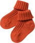 Фото #1 товара Umschlagsocken aus Bio-Schurwolle, rotbraun, Gr. 19/22, 1 St