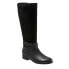 Фото #2 товара Trotters Larkin Wide Calf T1969-019 Womens Black Leather Knee High Boots