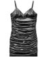 ფოტო #1 პროდუქტის Big Girls Metallic Ruched Mini Dress