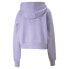 Фото #2 товара Puma Pivot Cropped Pullover Hoodie Womens Purple Casual Outerwear 53420209