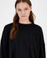 Women's Long-Sleeve Chest-Pocket T-Shirt, Created for Macy's