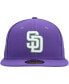 Men's Purple San Diego Padres Lime Side Patch 59FIFTY Fitted Hat