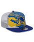 Фото #2 товара Men's Royal Golden State Warriors Court Sport Speckle 9Fifty Snapback Hat