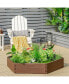 Фото #6 товара Горшок для овощей и цветов Costway Raised Garden Bed Set