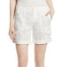 Фото #1 товара JOIE 161131 Women's Aubeline Casual Linen Cargo Shorts Porcelain Sz. 0