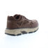 Фото #8 товара Skechers Work Relaxed Fit Max Stout Alloy Toe Mens Brown Athletic Shoes