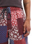 Фото #3 товара Cotton On quick dry swim shorts in retro patchwork print