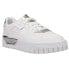 Puma Cali Dream Metal Lace Up Womens White Sneakers Casual Shoes 384853-02