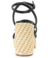 Фото #3 товара Women's Daphne Platform Strappy Raffia Sandals