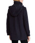 ფოტო #2 პროდუქტის Women's Hooded Wool Blend Walker Coat